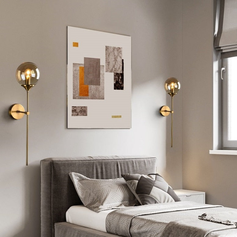 Aurali Glass Wall Light | Orntli