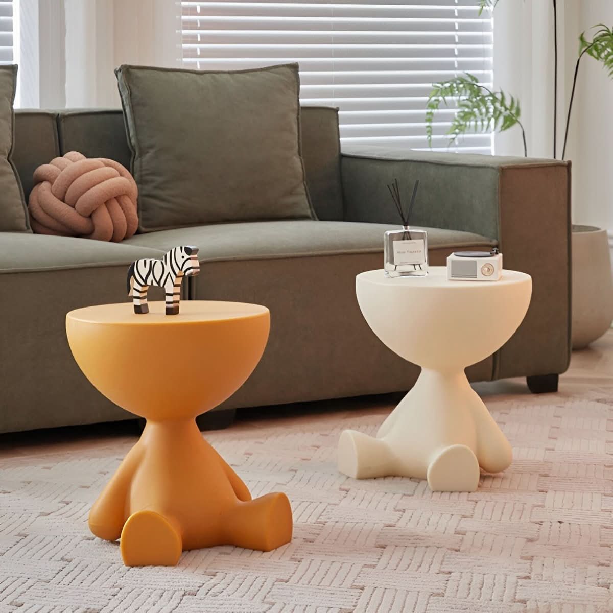 Table basse ronde NovaLuxe au design élégant pour des salons stylés