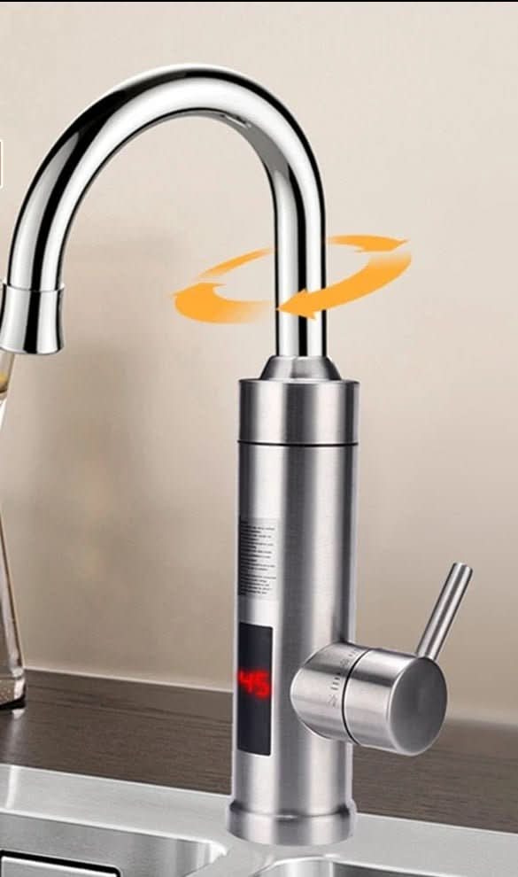 Elektrická kuchyňská baterie AquaPulse s okamžitou dodávkou horké i studené vody