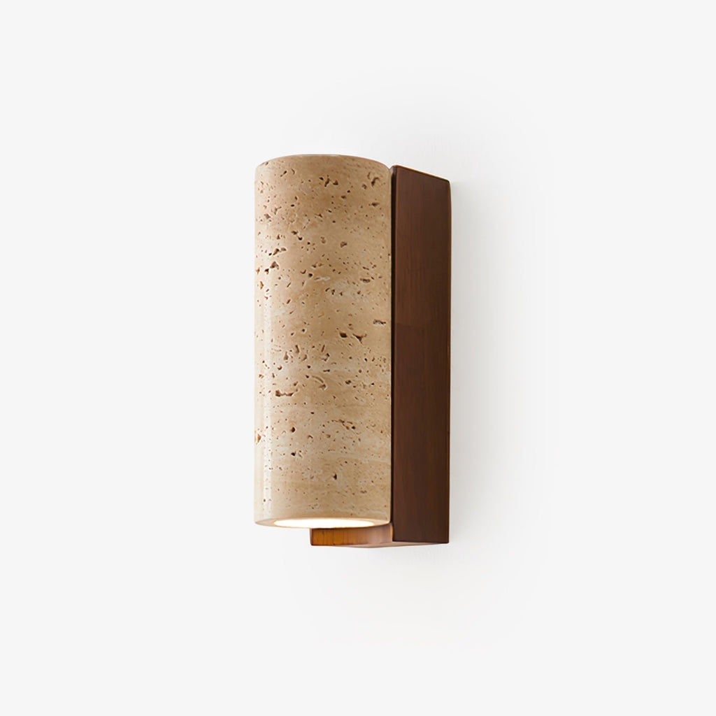Nula Natural Travertine Wall Lamp - Neutralighting
