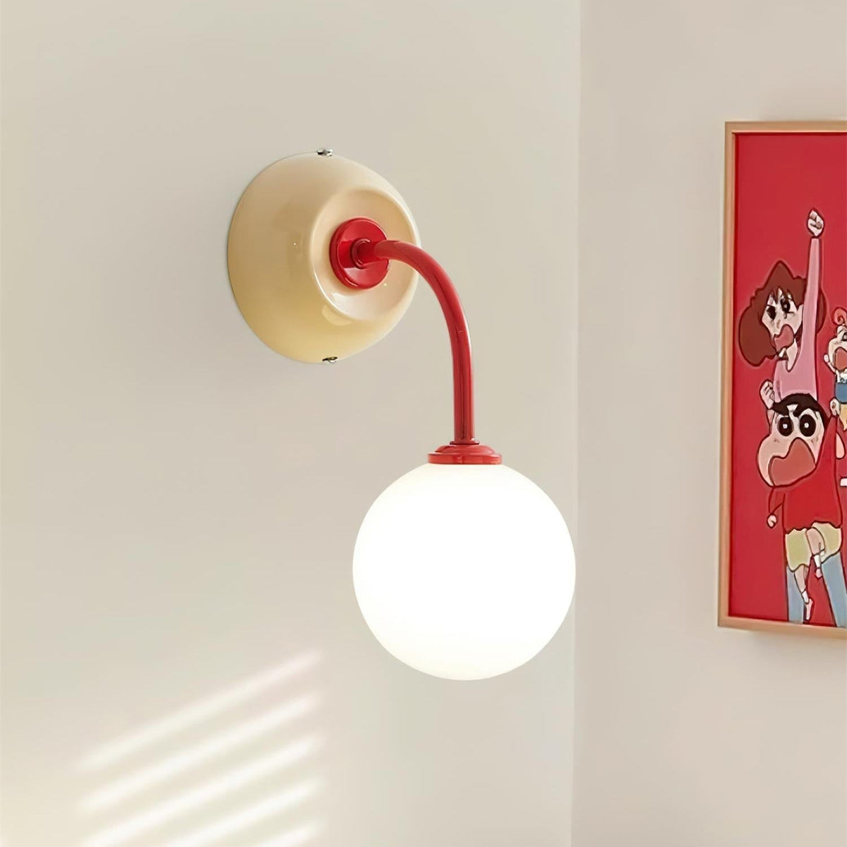 Candeeiro de parede Aurora Color Pop — metal e vidro, casquilho G9 com ligação direta