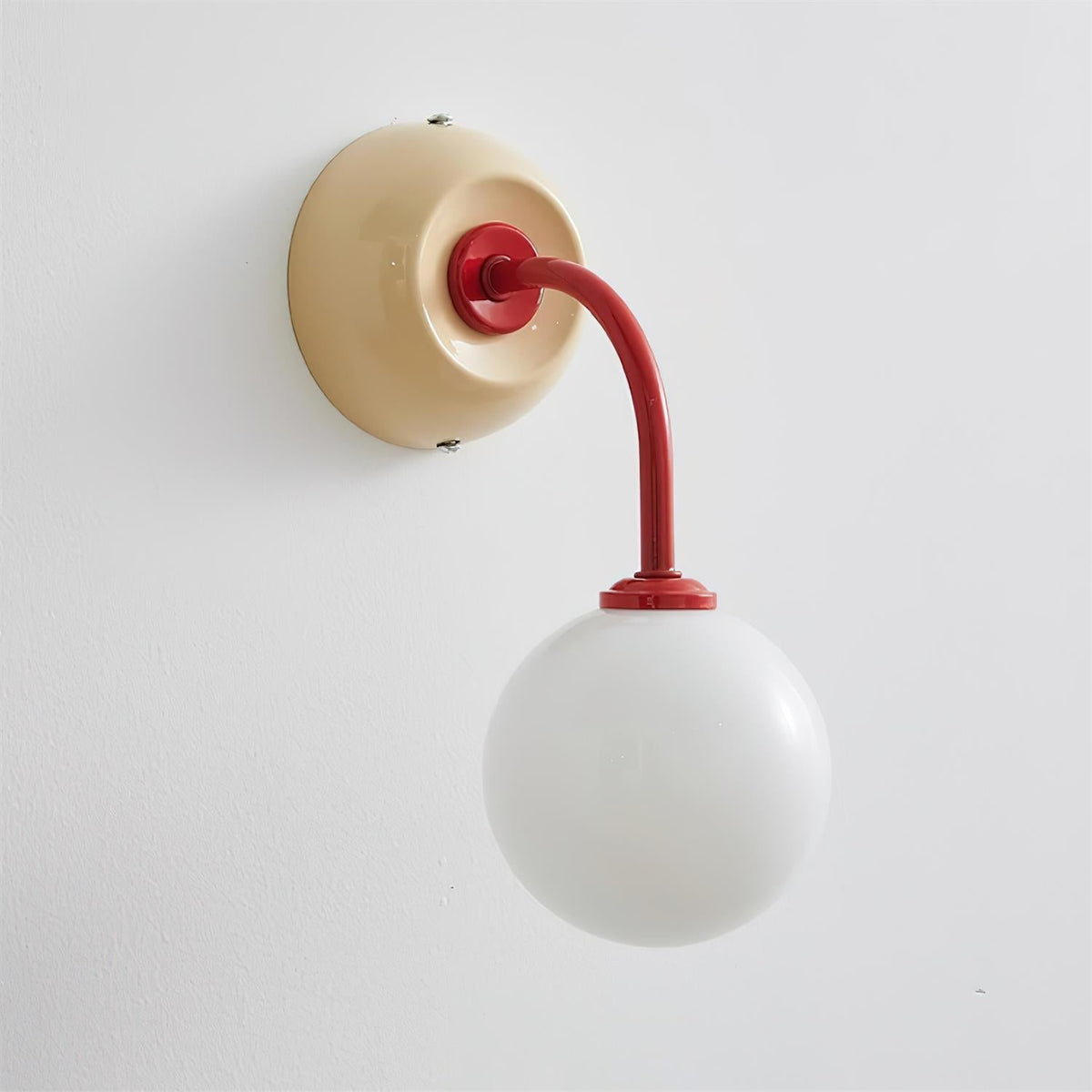Candeeiro de parede Aurora Color Pop — metal e vidro, casquilho G9 com ligação direta