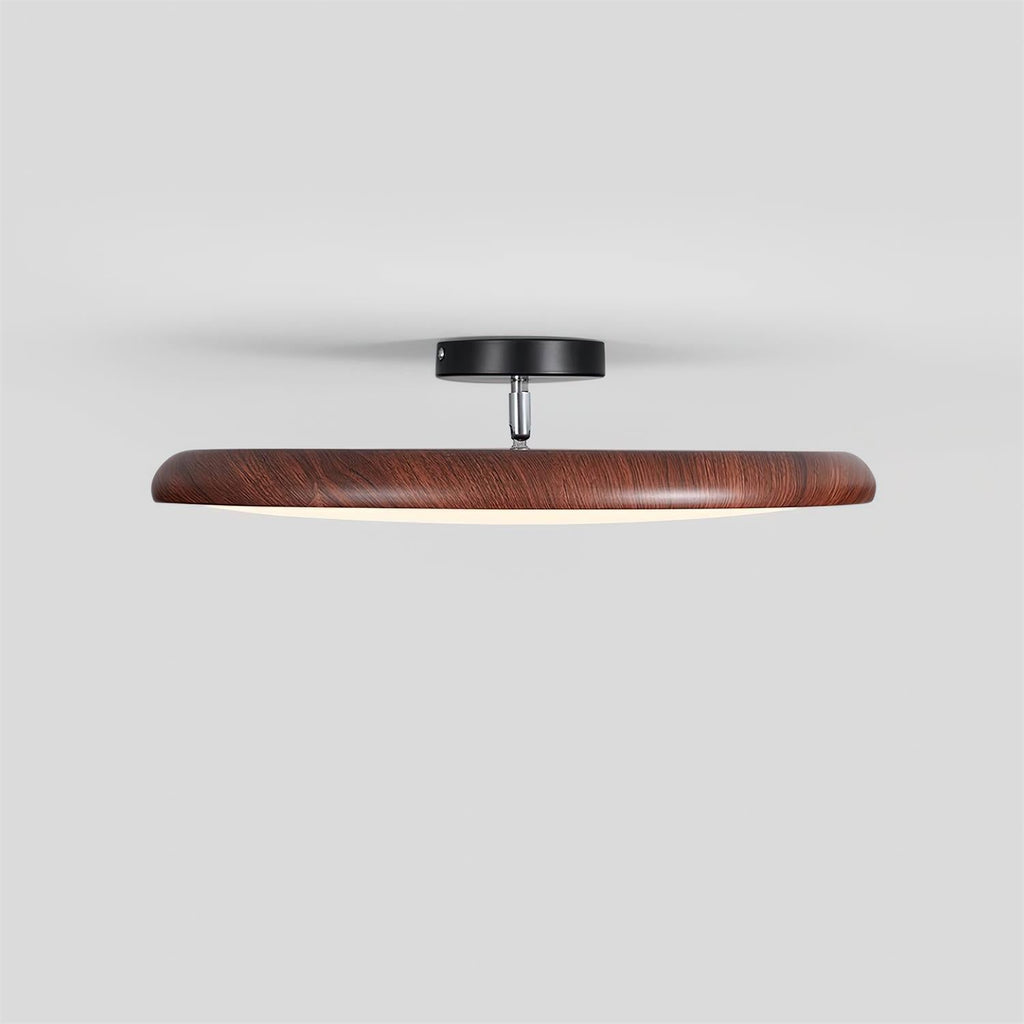 Plafoniera ovale semiaderente Cavelo - LED integrato