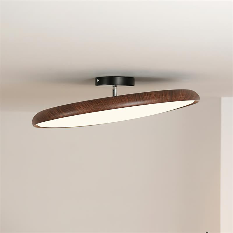 Plafoniera ovale semiaderente Cavelo - LED integrato