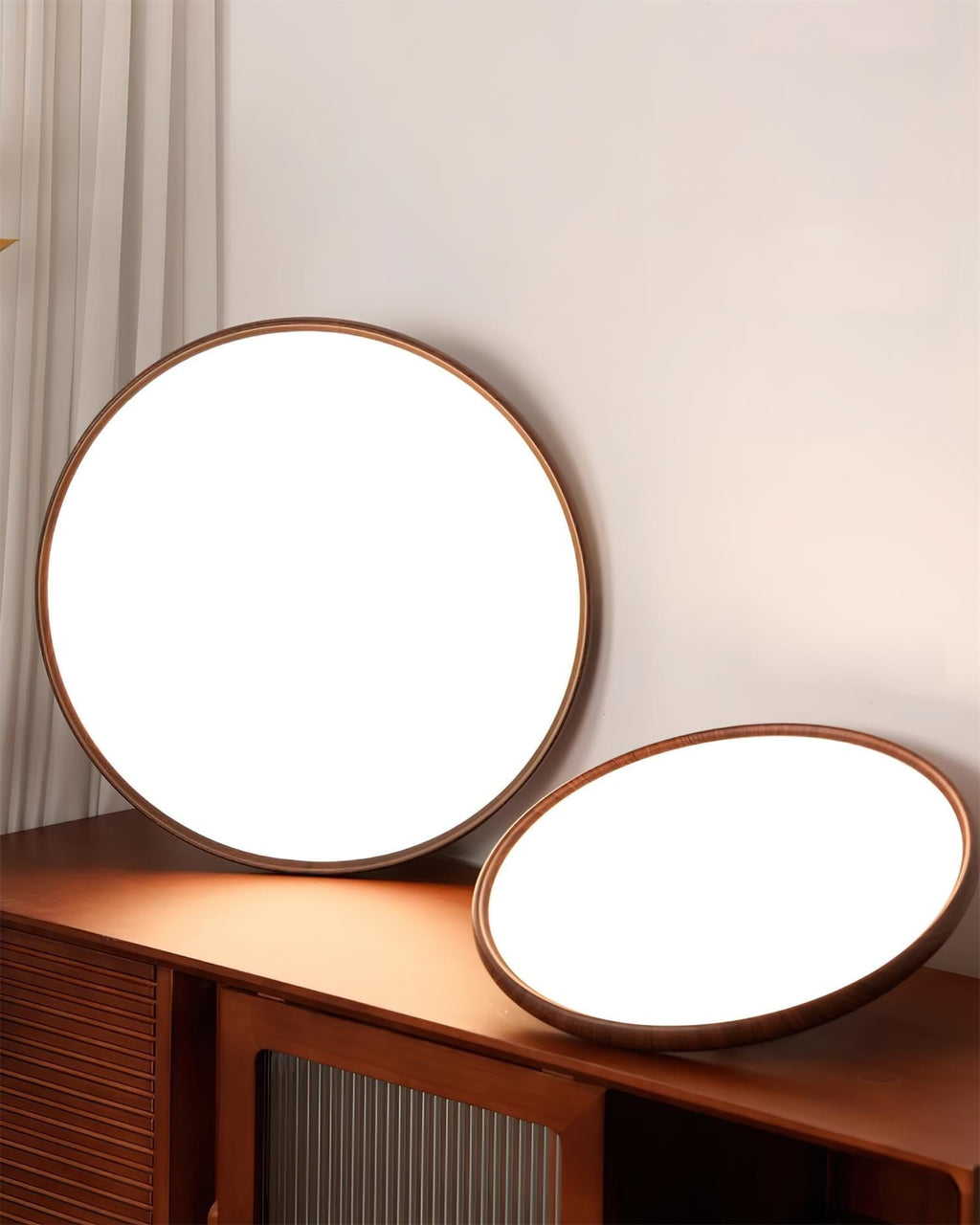 Plafoniera ovale semiaderente Cavelo - LED integrato