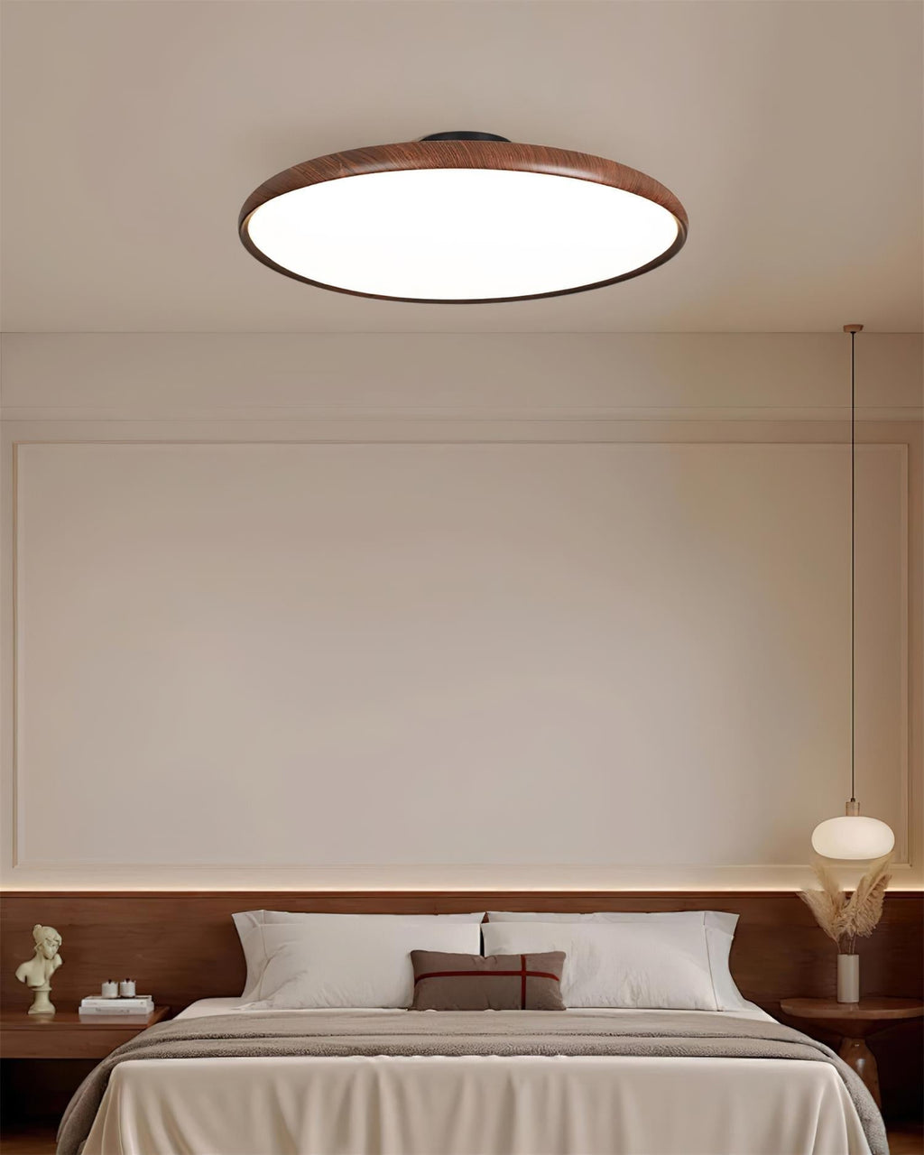 Plafoniera ovale semiaderente Cavelo - LED integrato