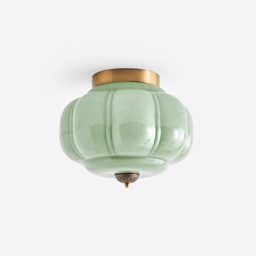 Elyra Green Glass Ceiling Lamp - Neutralighting