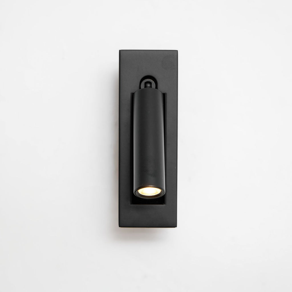 Adjustable Flush-Fold Bedside Sconce — Integrated Pull-Out Switch