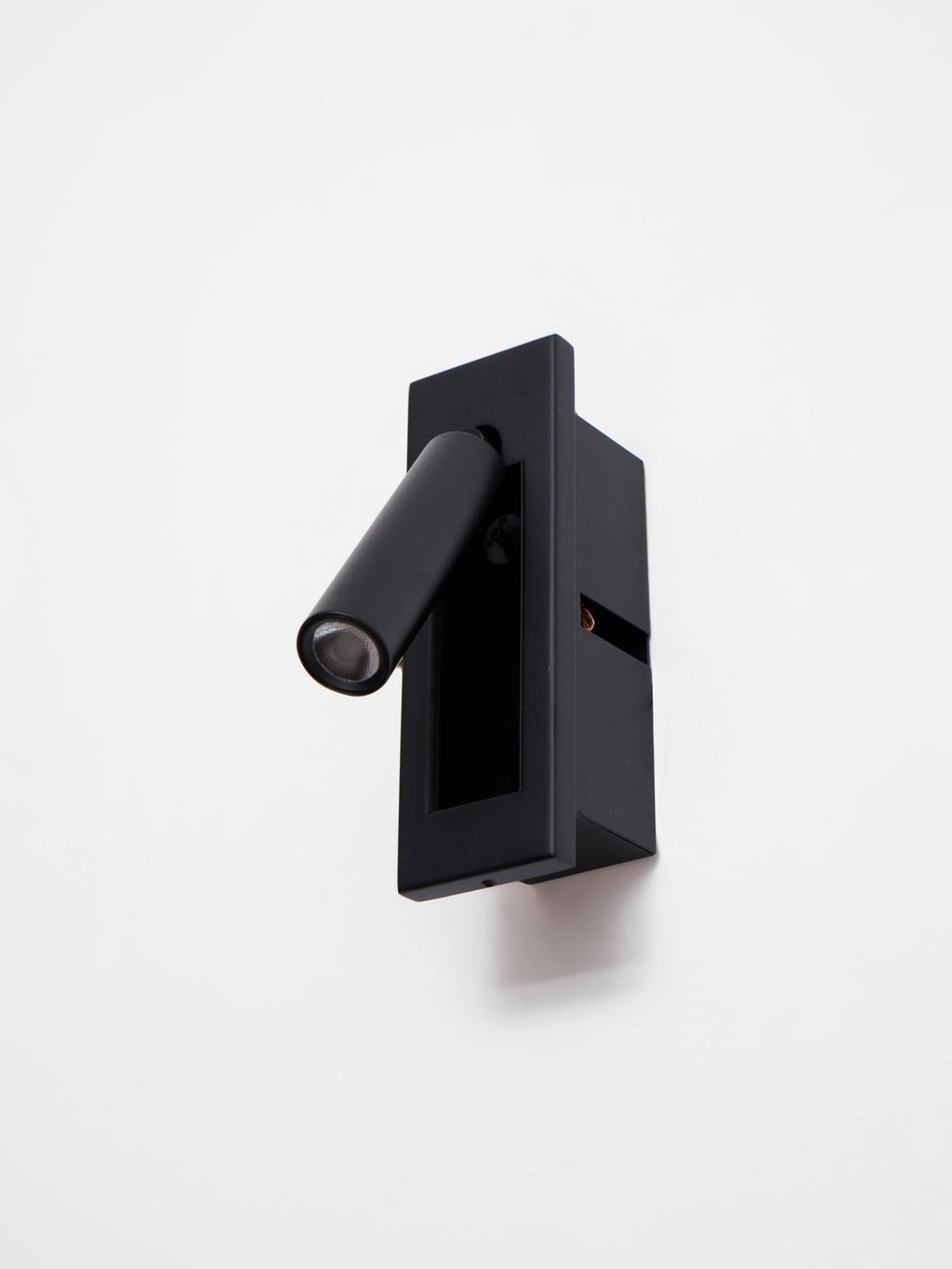 Adjustable Flush-Fold Bedside Sconce — Integrated Pull-Out Switch