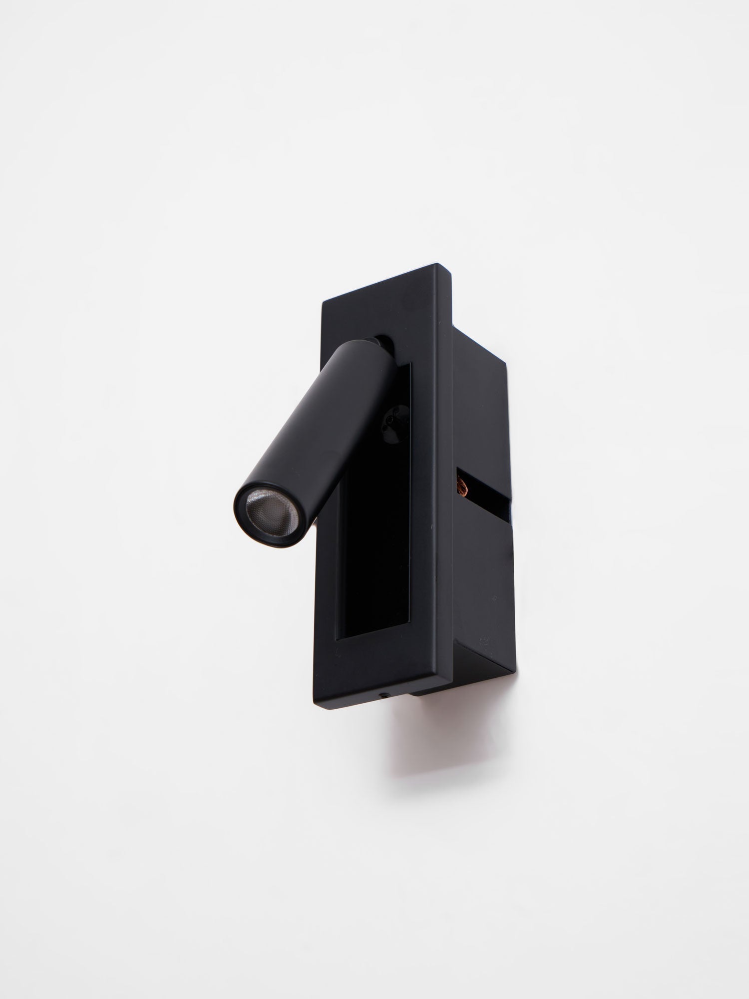 Adjustable Flush-Fold Bedside Sconce — Integrated Pull-Out Switch