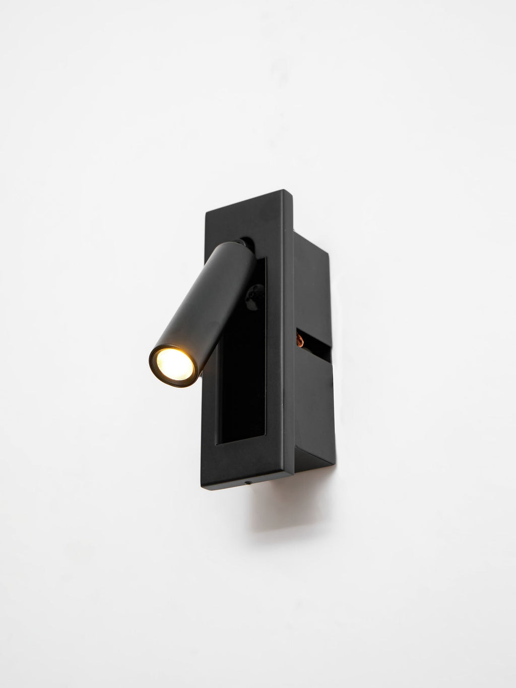 Adjustable Flush-Fold Bedside Sconce — Integrated Pull-Out Switch