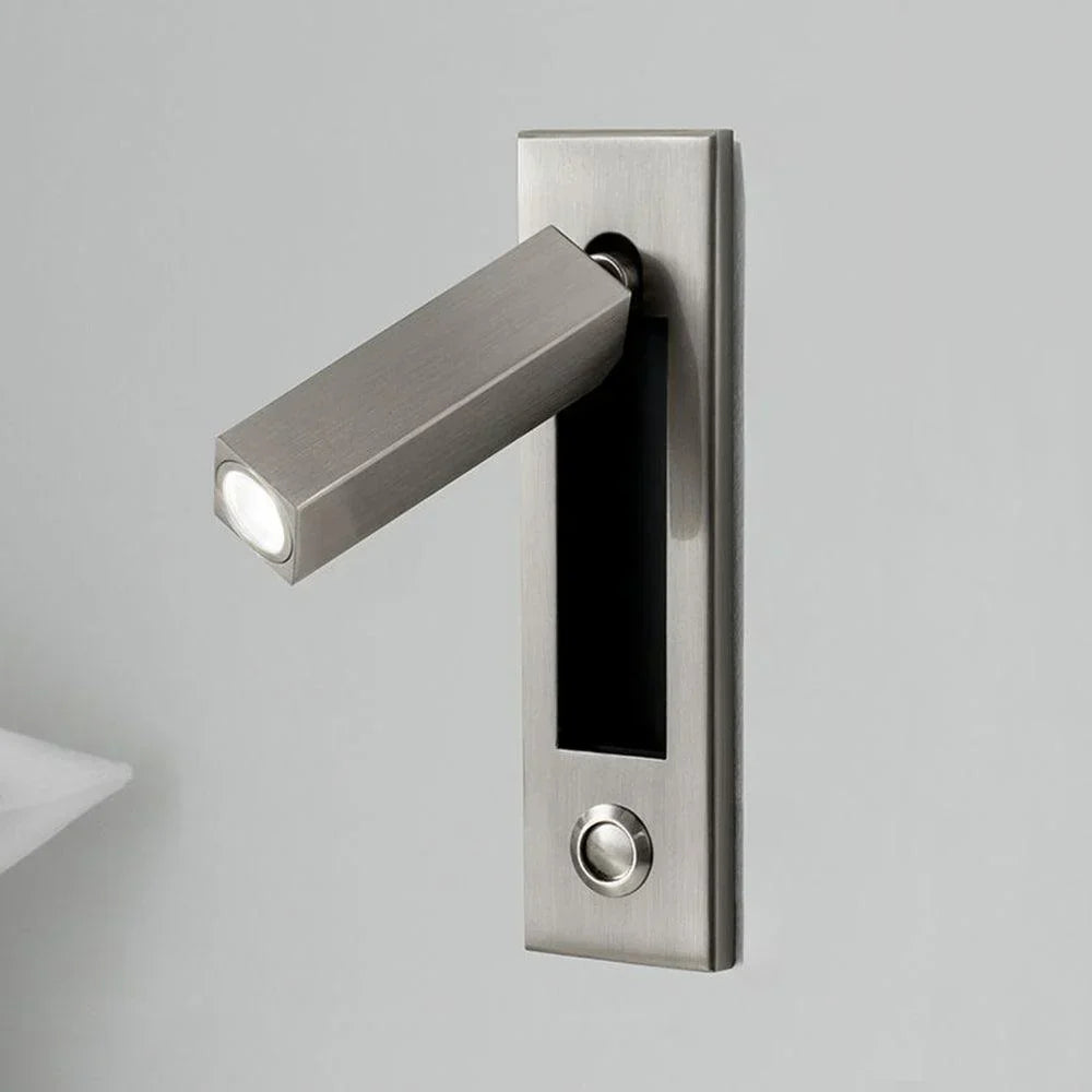 Arisha Modern Rotatable Bedside Sconce, Cylindrical/Square - Lamp Outdoor