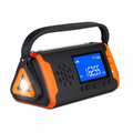 LuminaGuard Napelemes Kurblis Vészrádió 4000 mAh Vészhelyzetekre