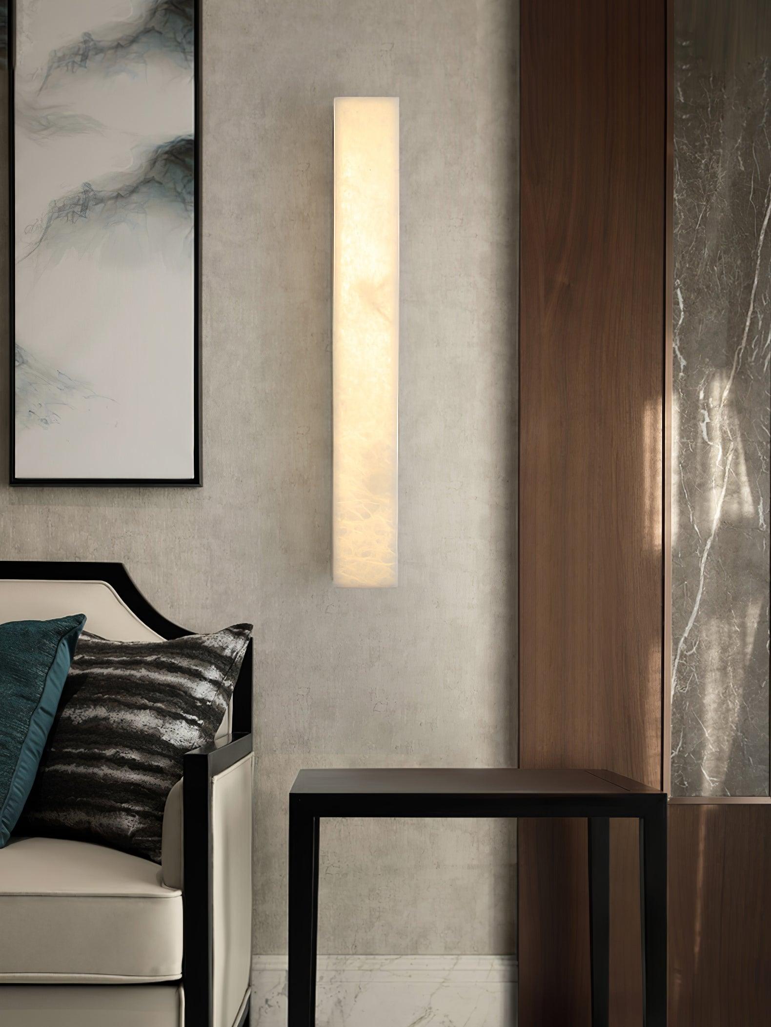 Emerson Geometric Alabaster Wall Lamp