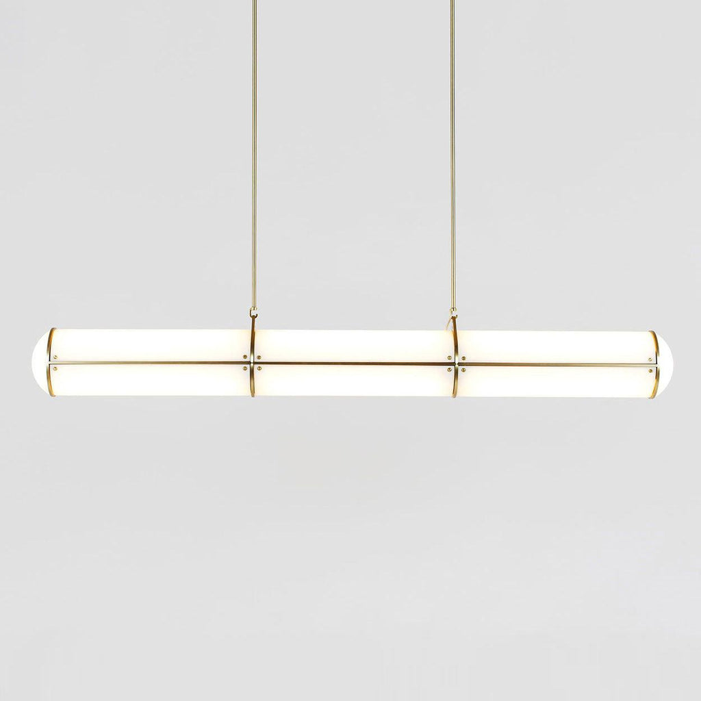 Lampada a sospensione Lustra Endless — sezioni cilindriche, 48W