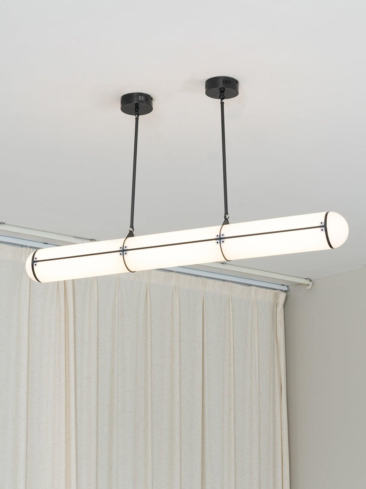 Lampada a sospensione Lustra Endless — sezioni cilindriche, 48W