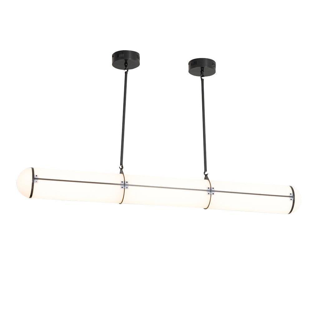 Lampada a sospensione Lustra Endless — sezioni cilindriche, 48W
