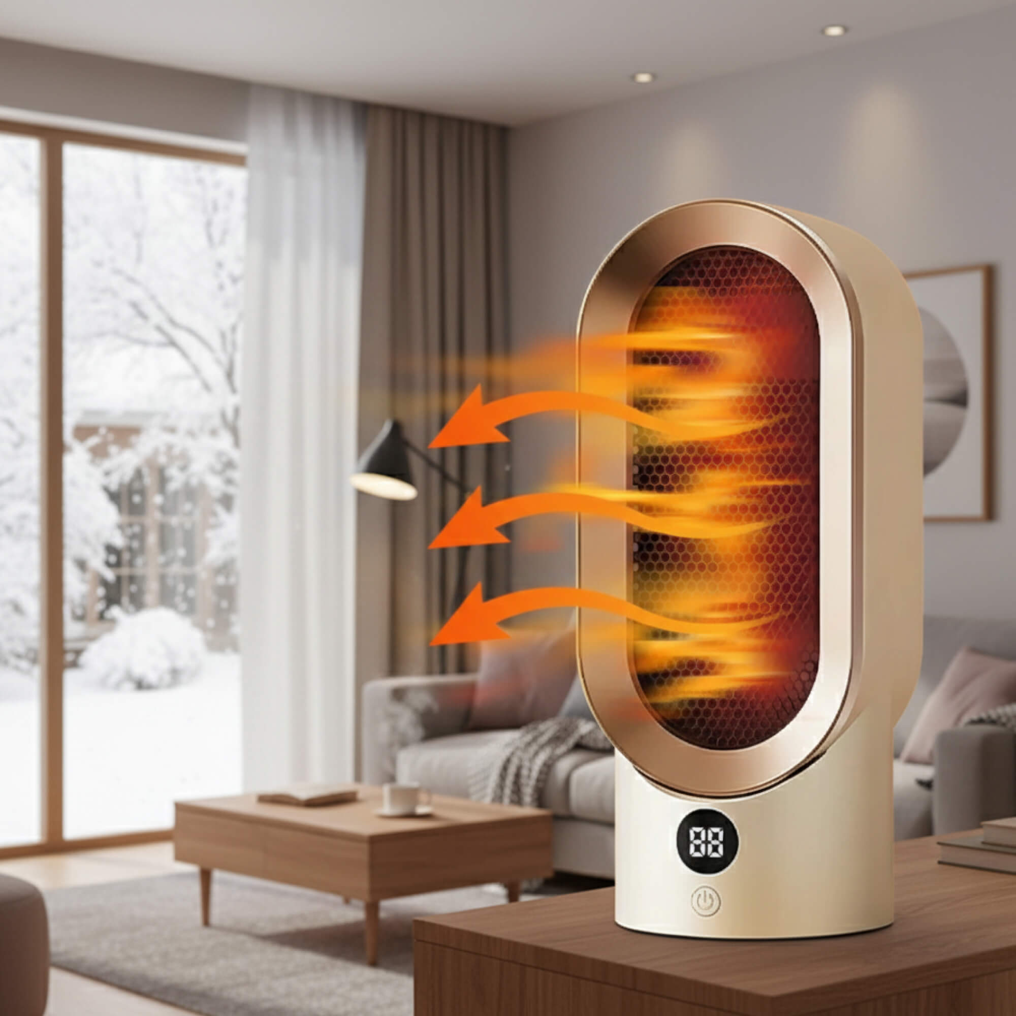 NorthPulse Riscaldatore Efficiente per Ambienti Piccoli