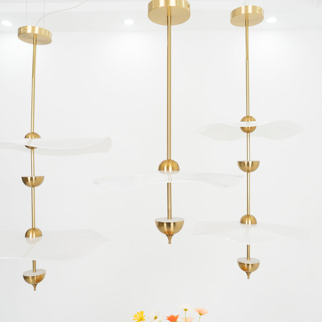 Artisan Form Envolee Double Biscuit Pendant Light