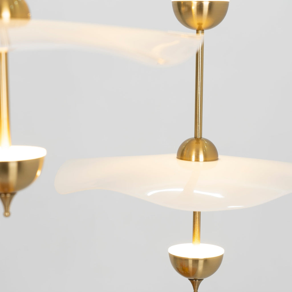 Artisan Form Envolee Double Biscuit Pendant Light