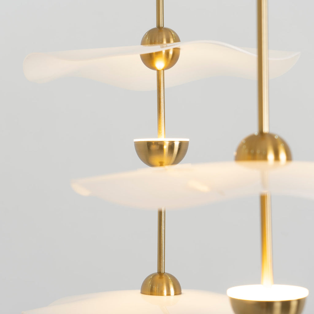 Artisan Form Envolee Double Biscuit Pendant Light