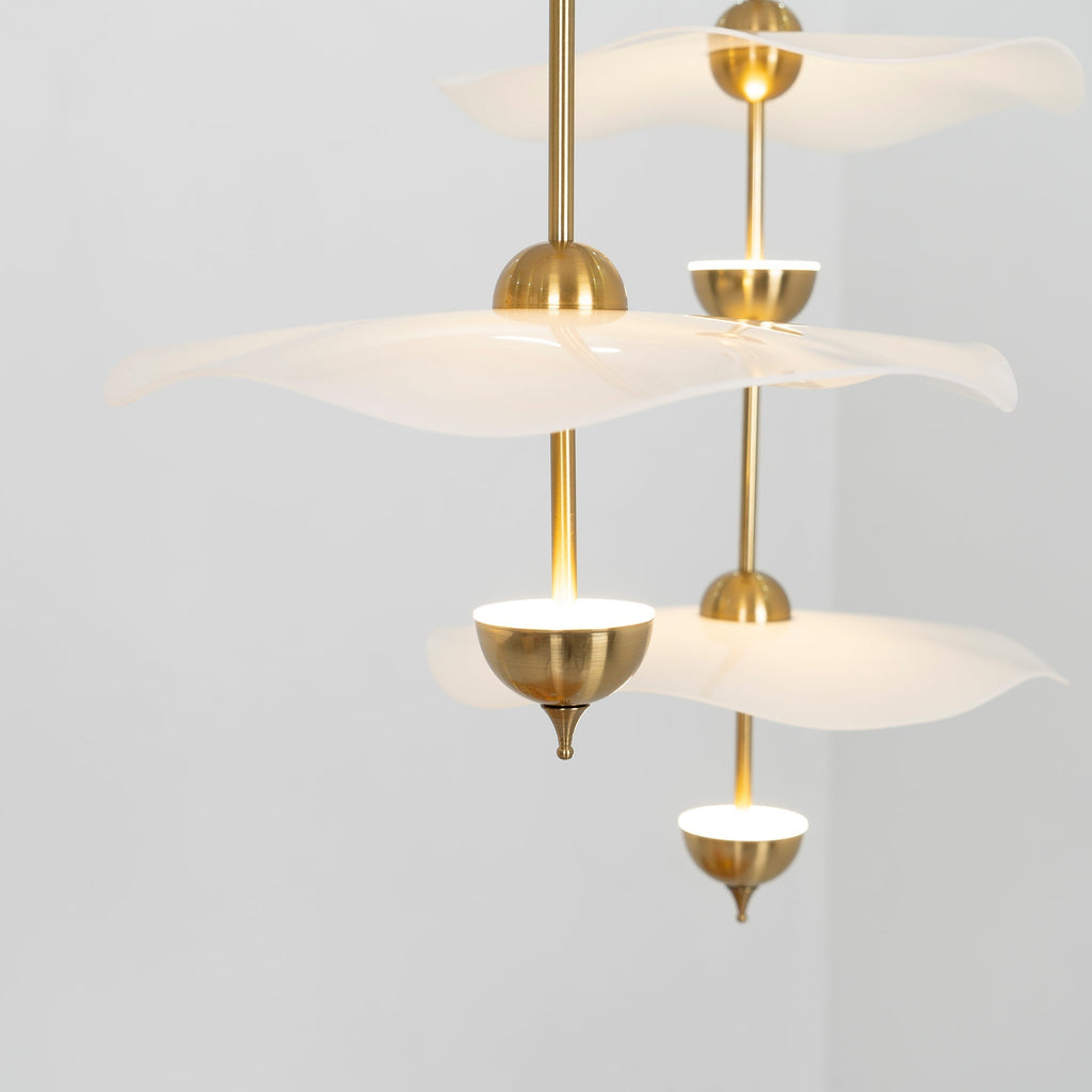 Artisan Form Envolee Double Biscuit Pendant Light