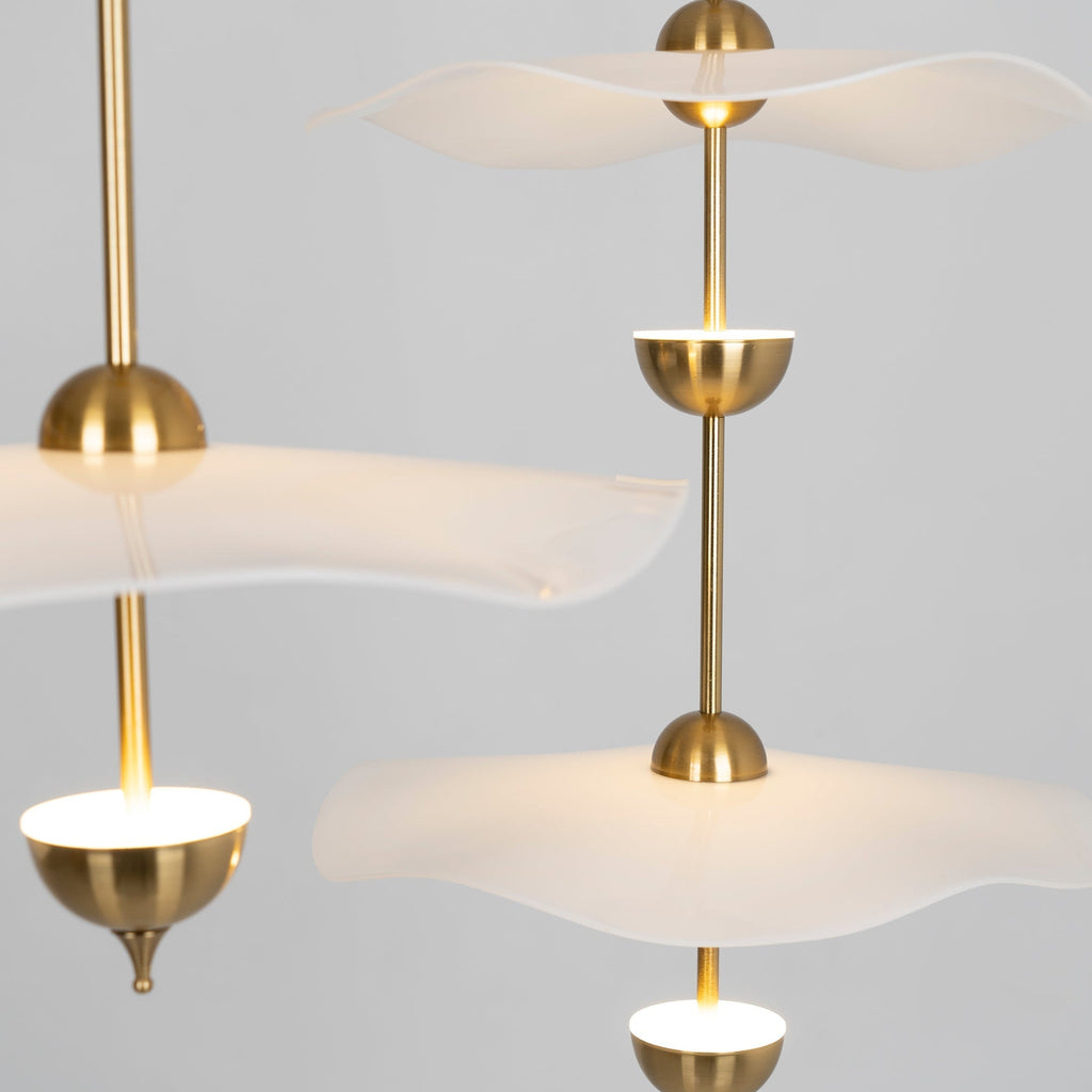 Artisan Form Envolee Double Biscuit Pendant Light