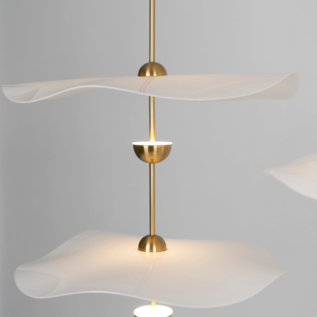 Artisan Form Envolee Double Biscuit Pendant Light