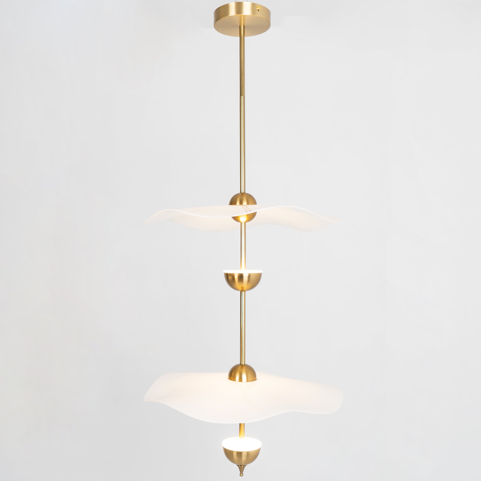 Artisan Form Envolee Double Biscuit Pendant Light