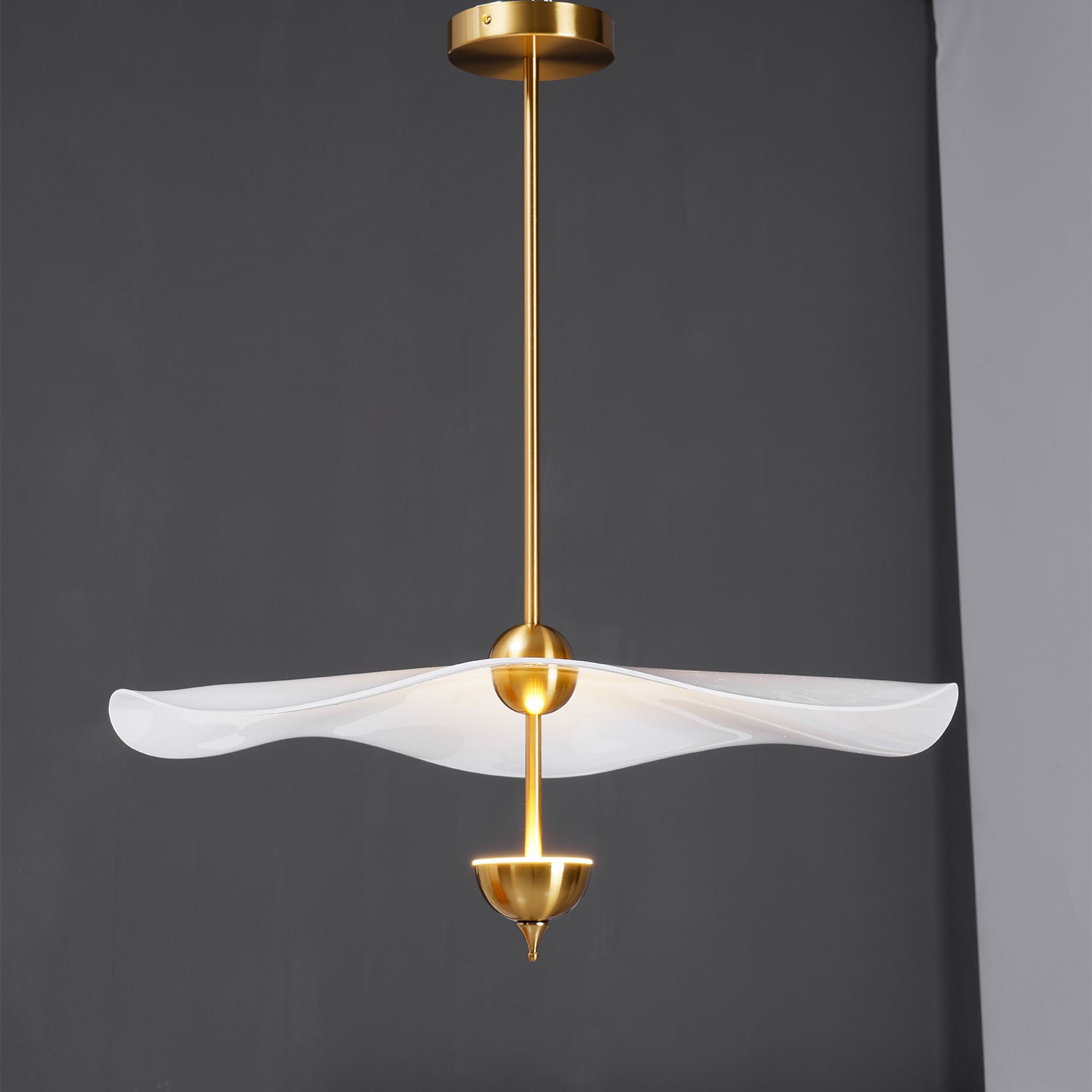Artisan Form Envolee Double Biscuit Pendant Light