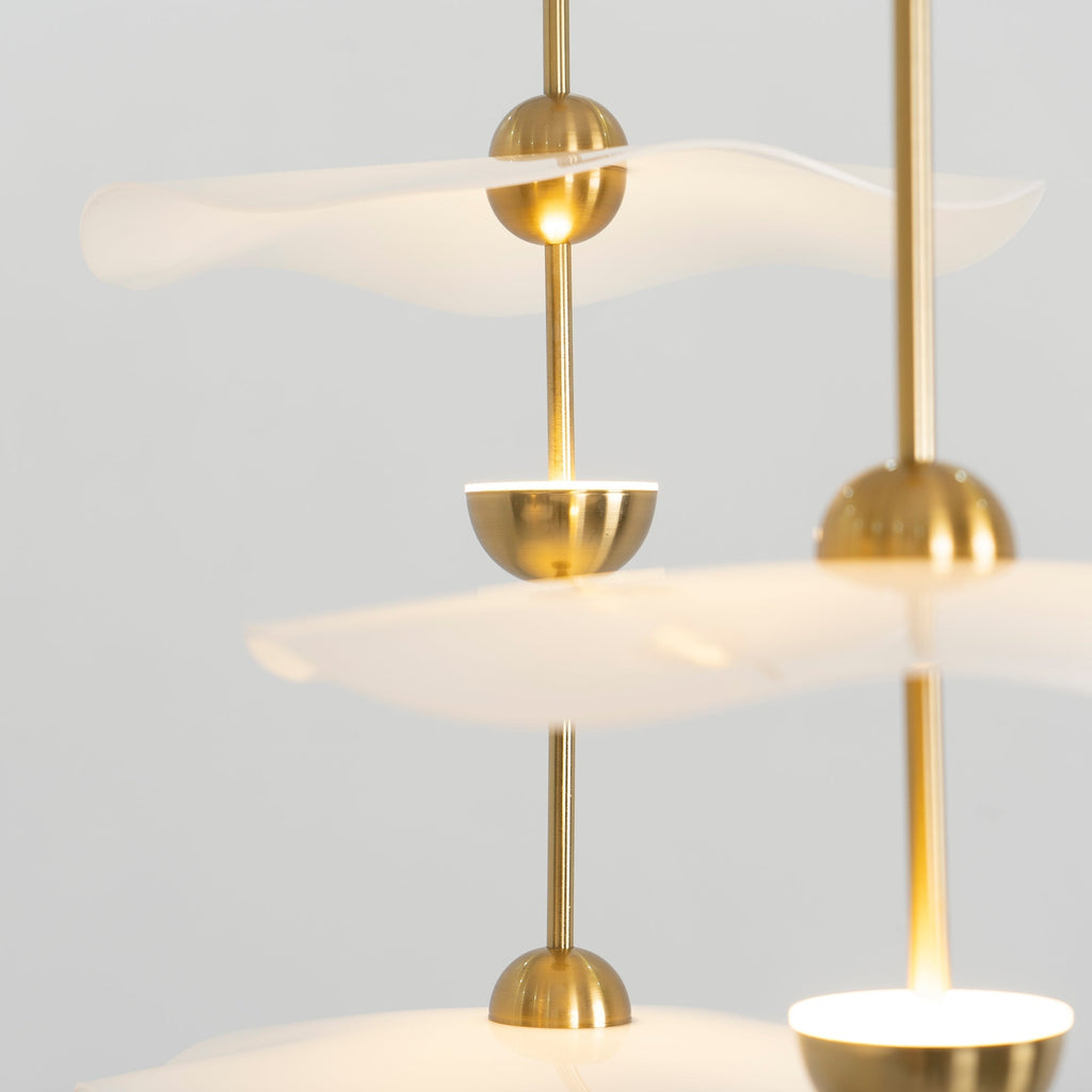 Artisan Form Envolee Double Biscuit Pendant Light