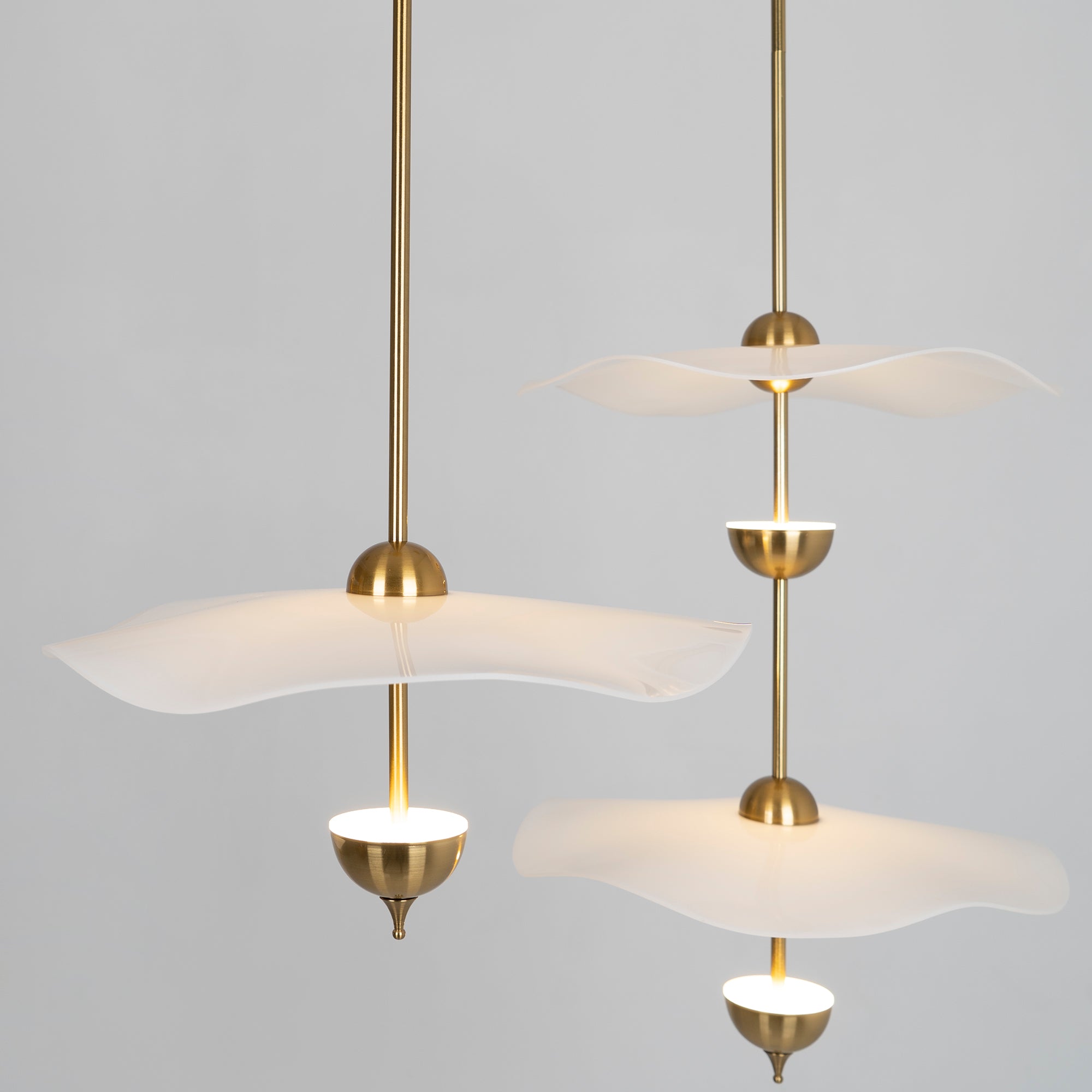 Artisan Form Envolee Double Biscuit Pendant Light