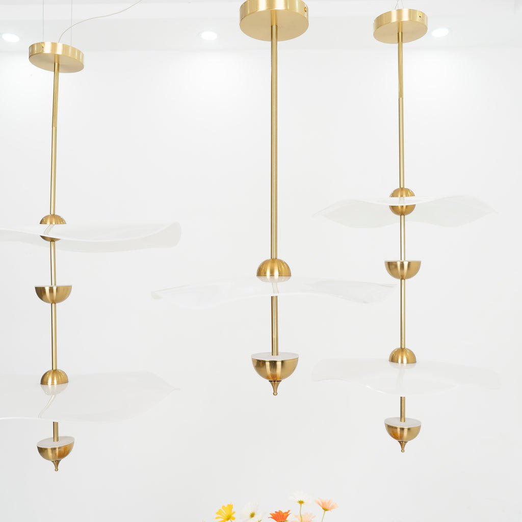 Artisan Form Envolee Double Biscuit Pendant Light