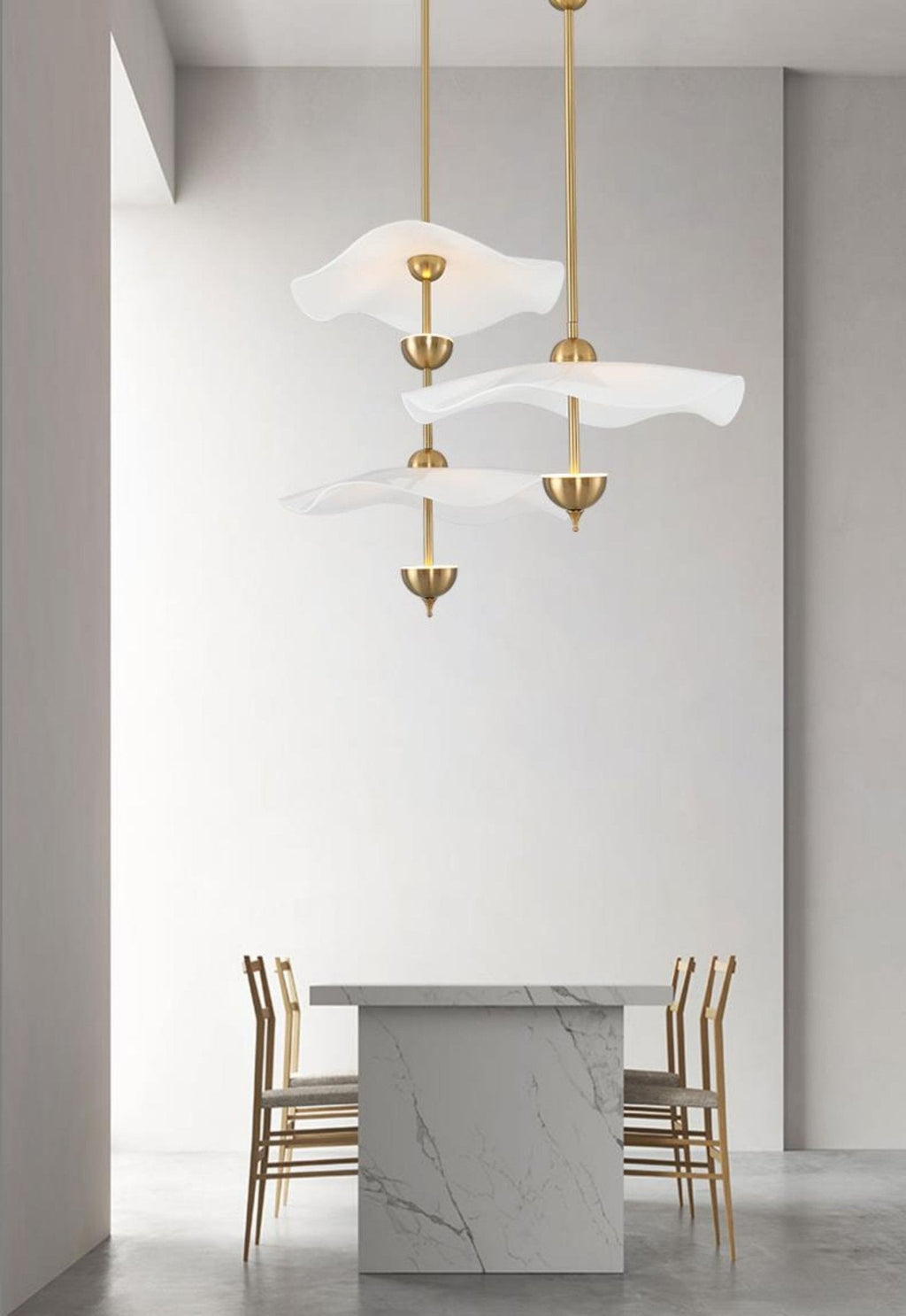 Artisan Form Envolee Double Biscuit Pendant Light