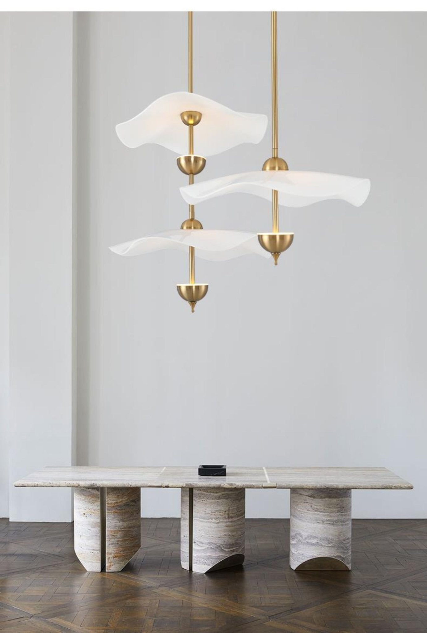Artisan Form Envolee Double Biscuit Pendant Light