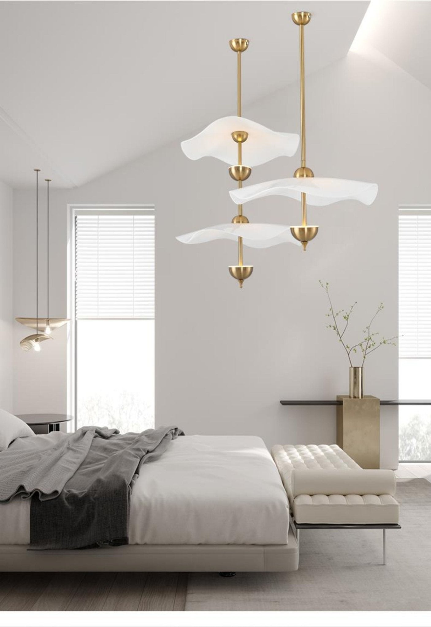 Artisan Form Envolee Double Biscuit Pendant Light