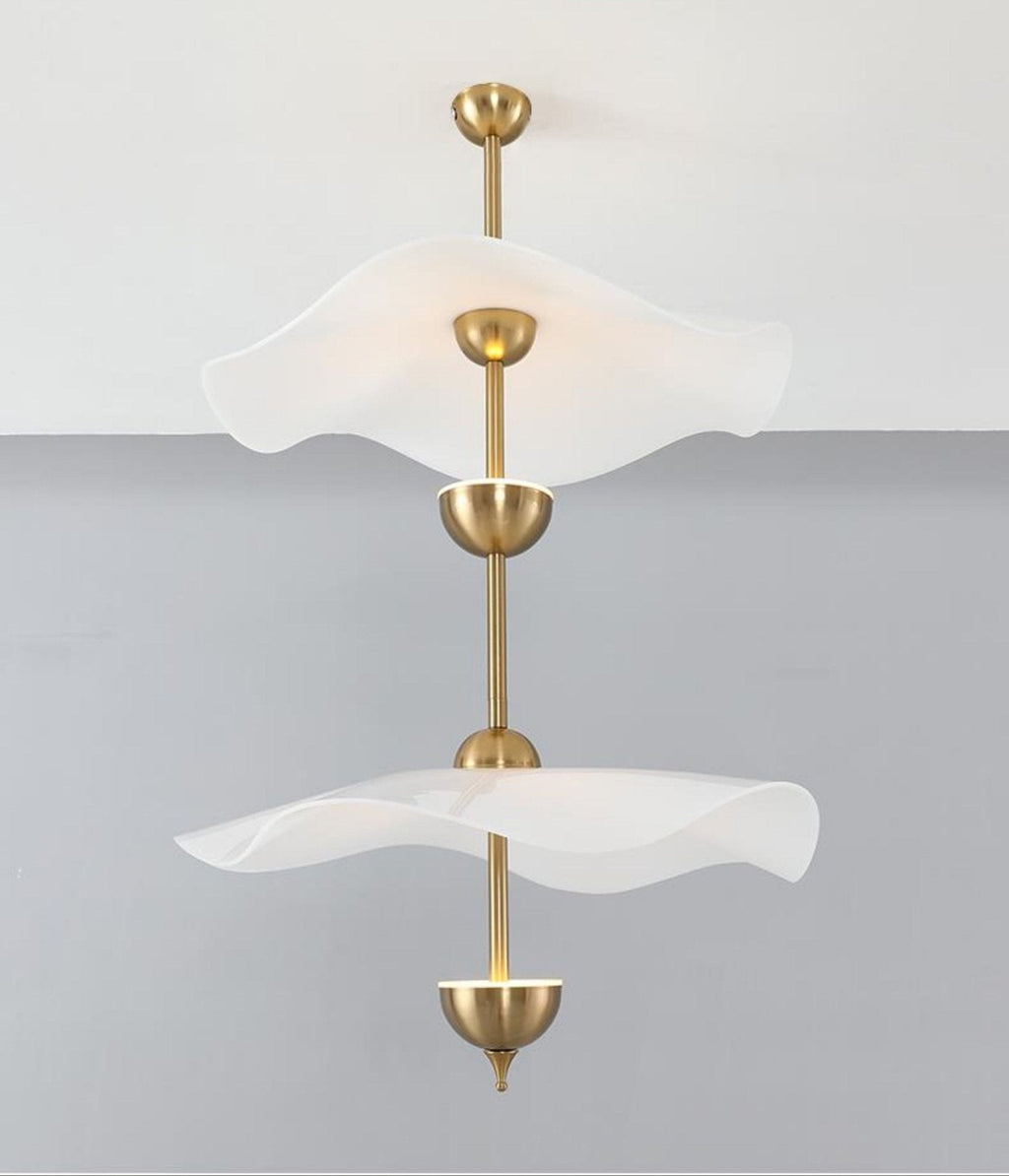 Artisan Form Envolee Double Biscuit Pendant Light