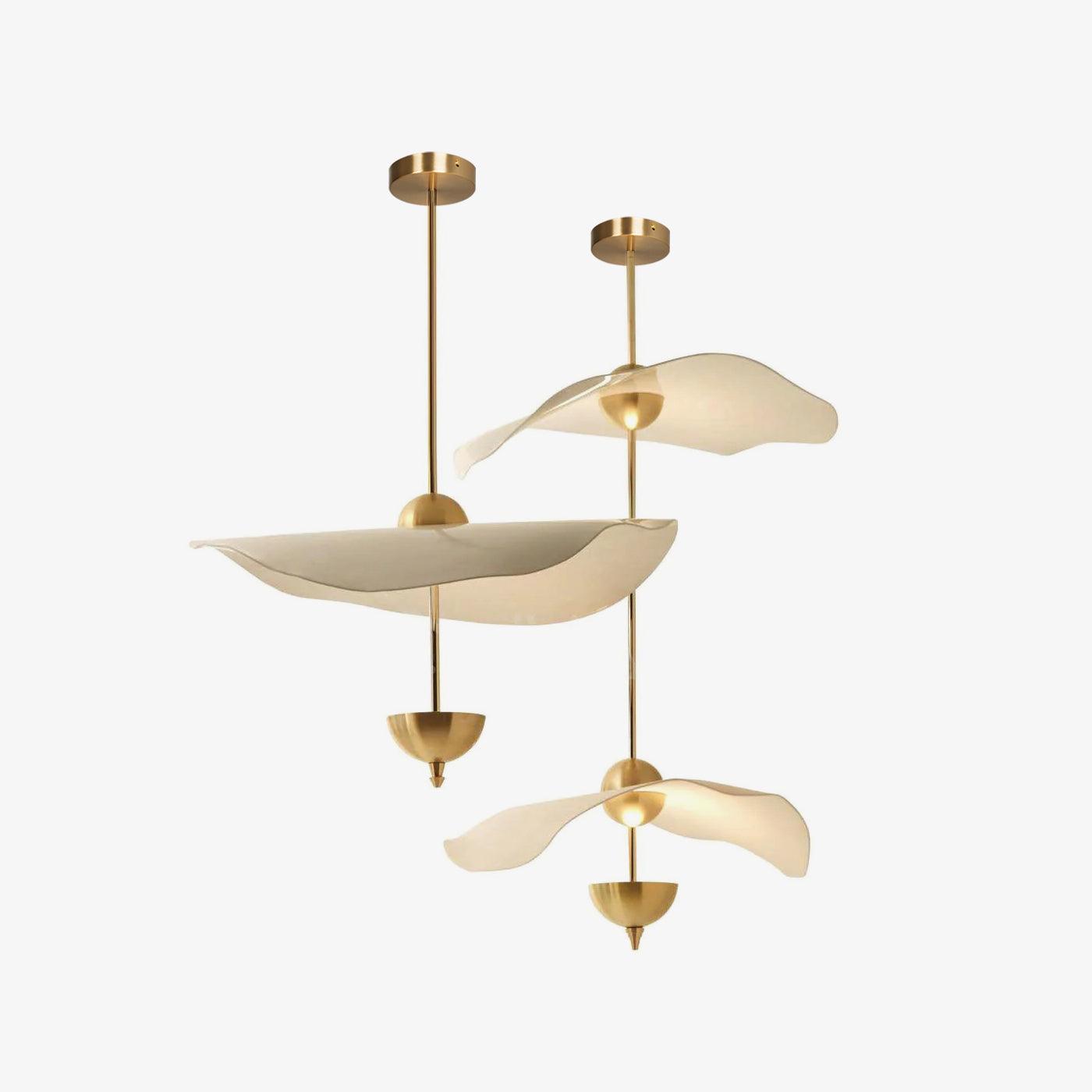 Artisan Form Envolee Double Biscuit Pendant Light