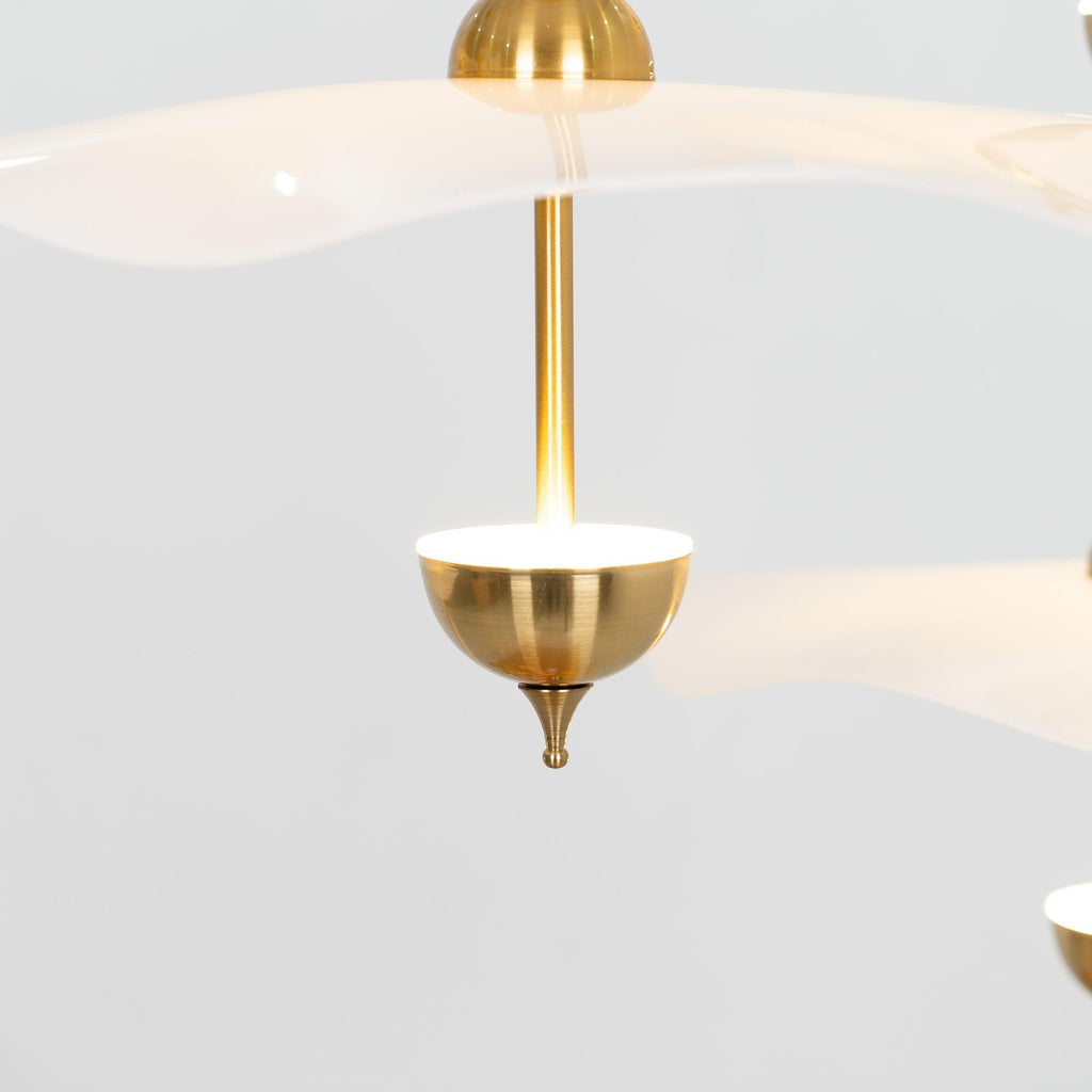 Artisan Form Envolee Double Biscuit Pendant Light