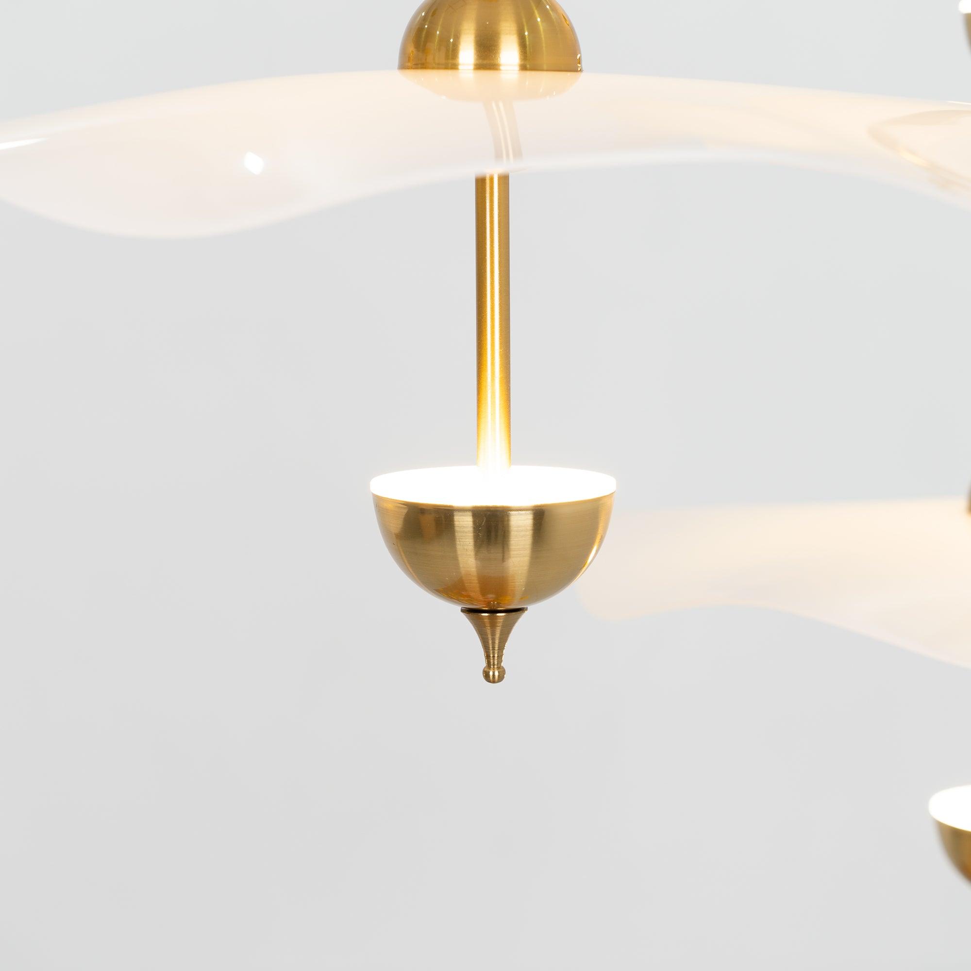 Artisan Form Envolee Double Biscuit Pendant Light