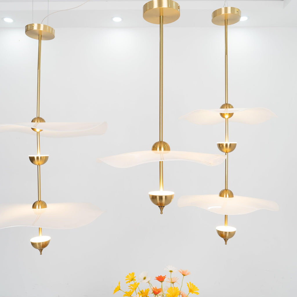 Artisan Form Envolee Double Biscuit Pendant Light