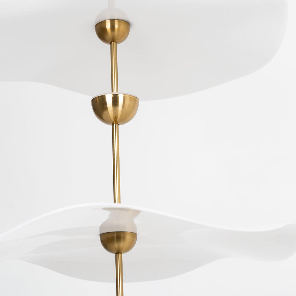Artisan Form Envolee Double Biscuit Pendant Light