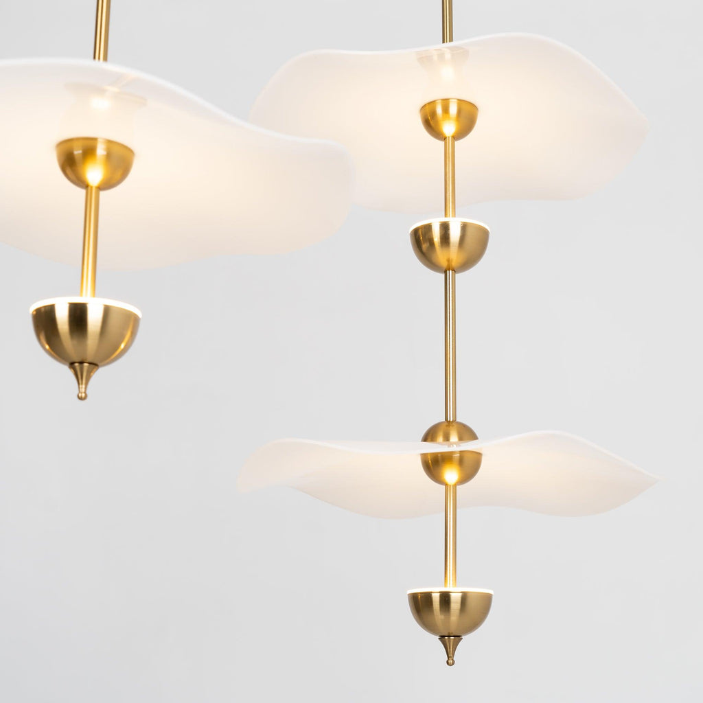 Artisan Form Envolee Double Biscuit Pendant Light