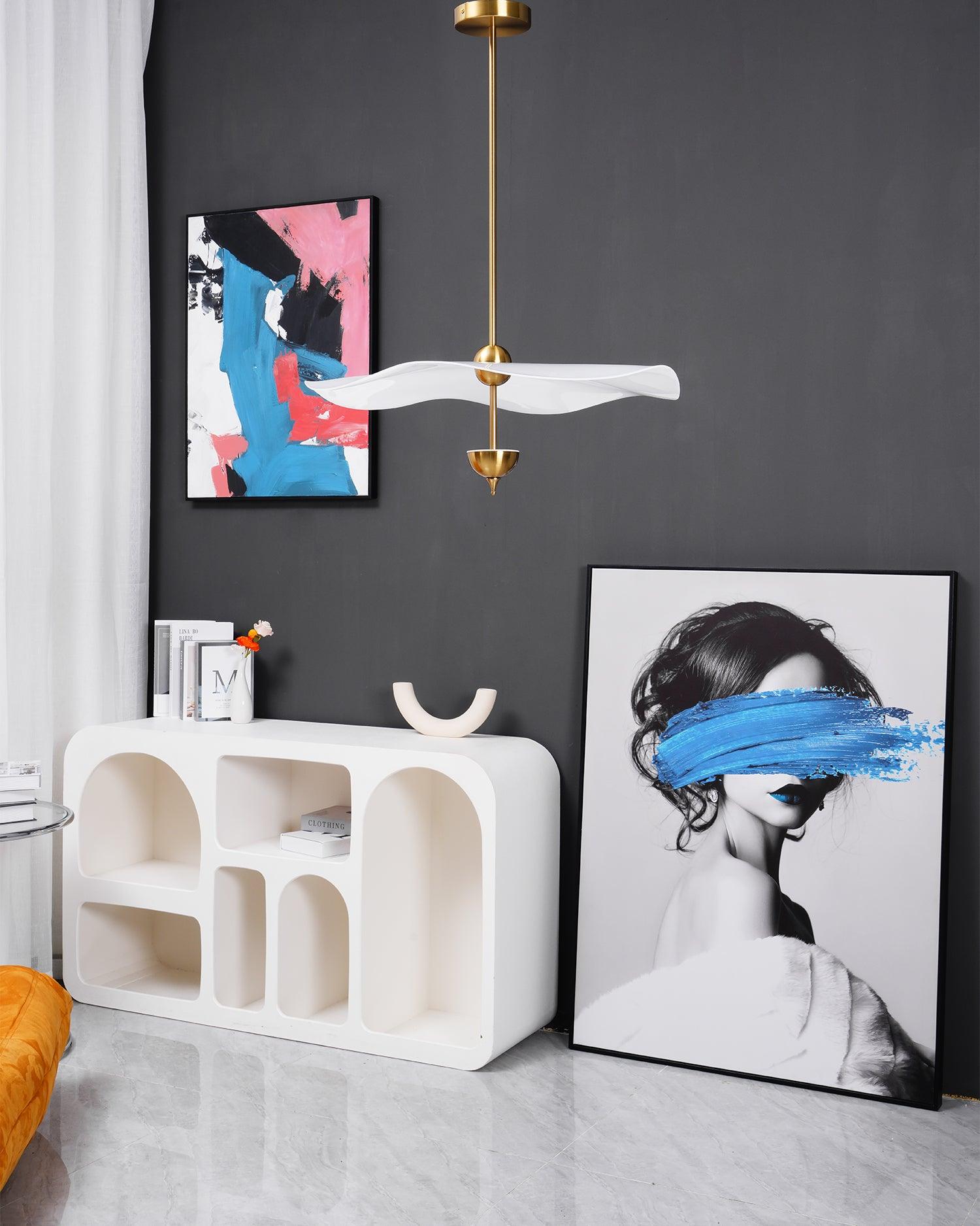 Artisan Form Envolee Double Biscuit Pendant Light