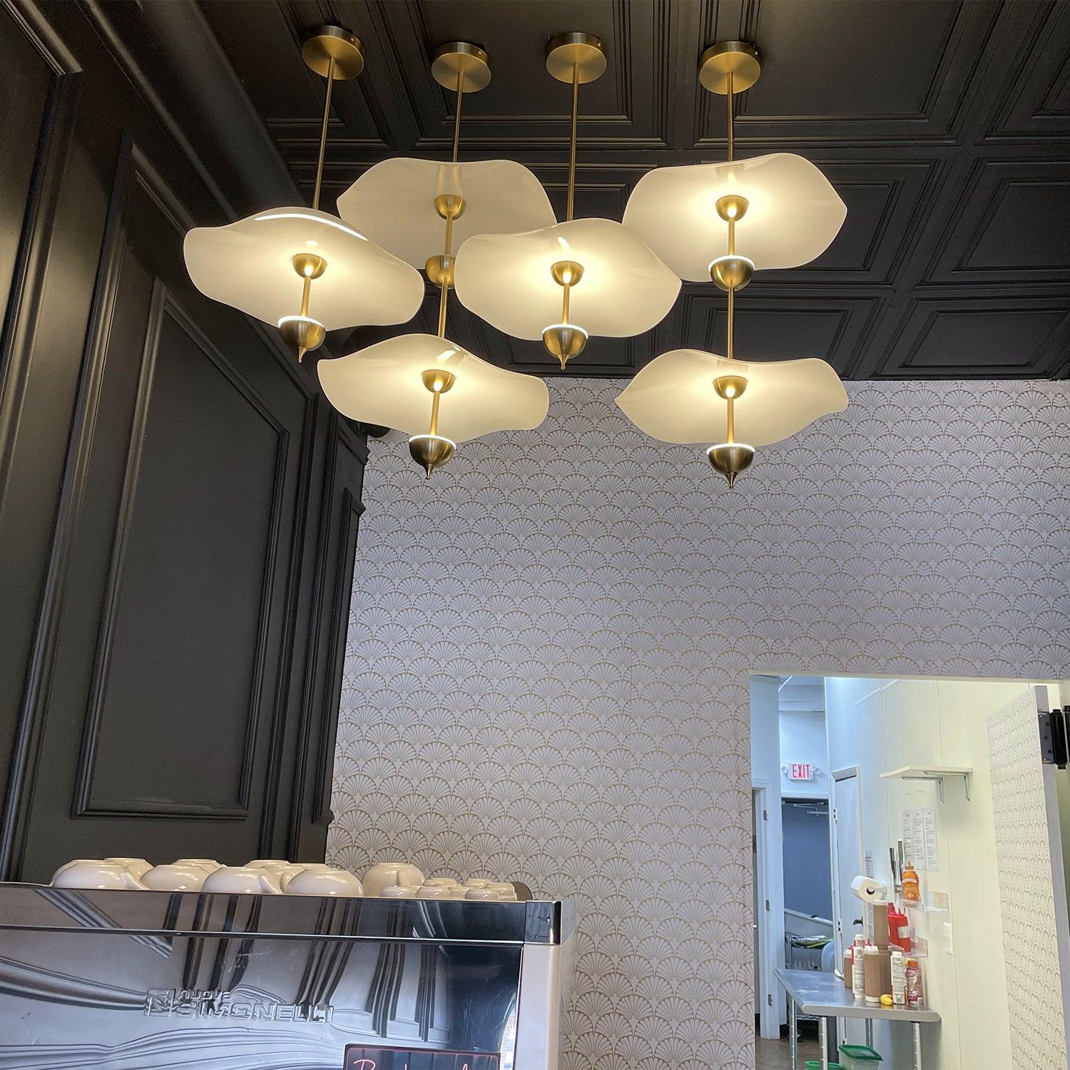 Artisan Form Envolee Double Biscuit Pendant Light