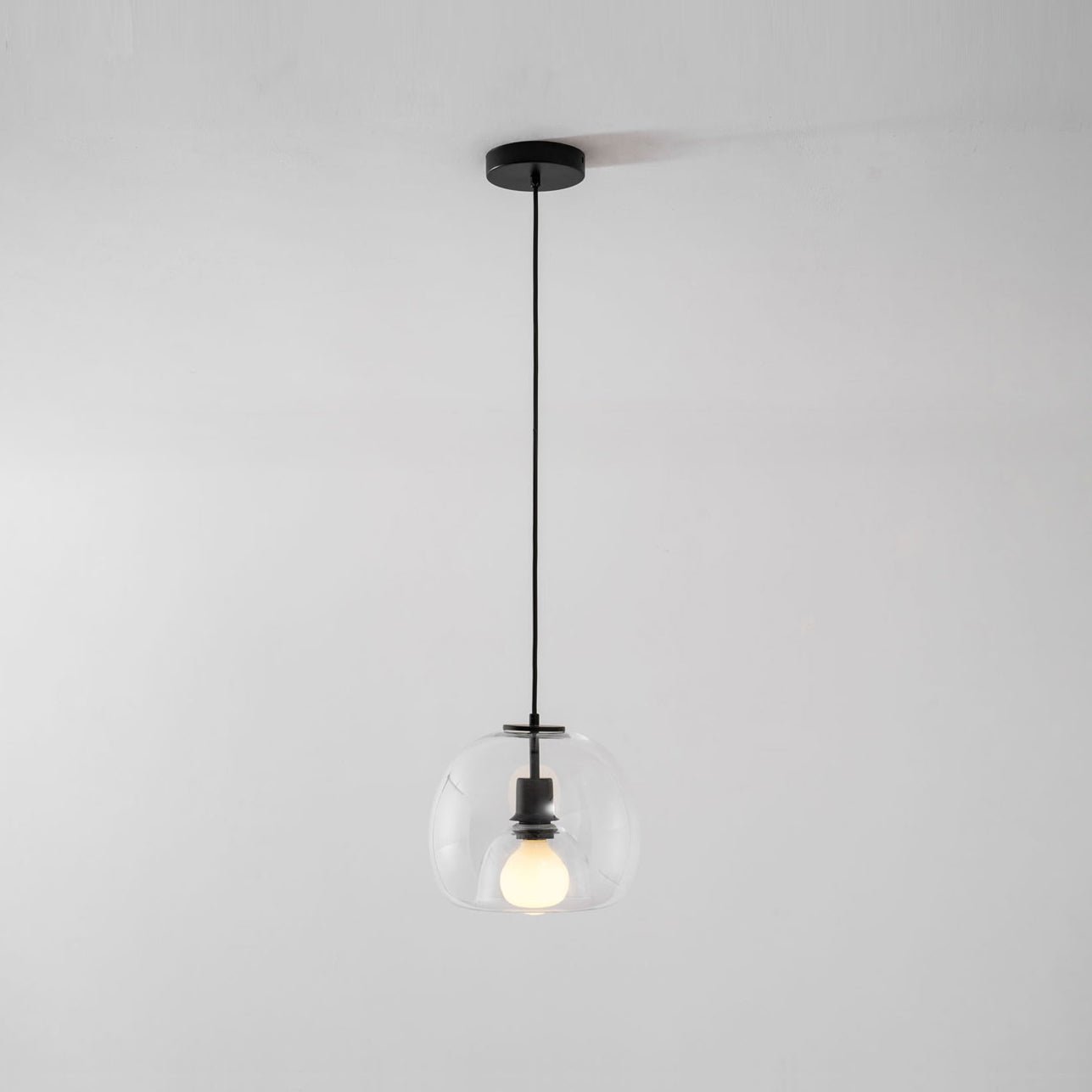 Eres Inverted Orb Pendant Light, 25cm Diameter