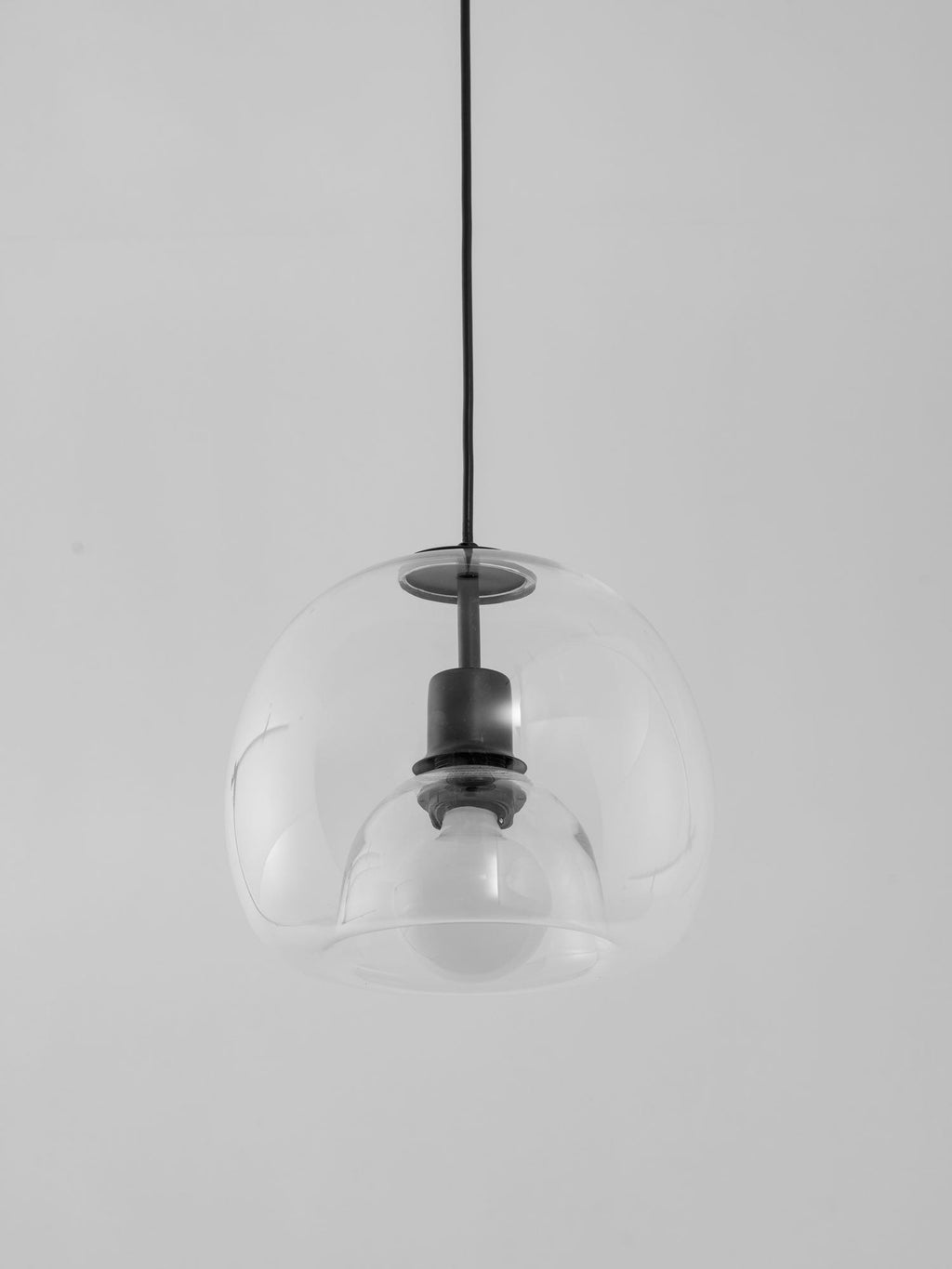 Eres Inverted Orb Pendant Light, 25cm Diameter