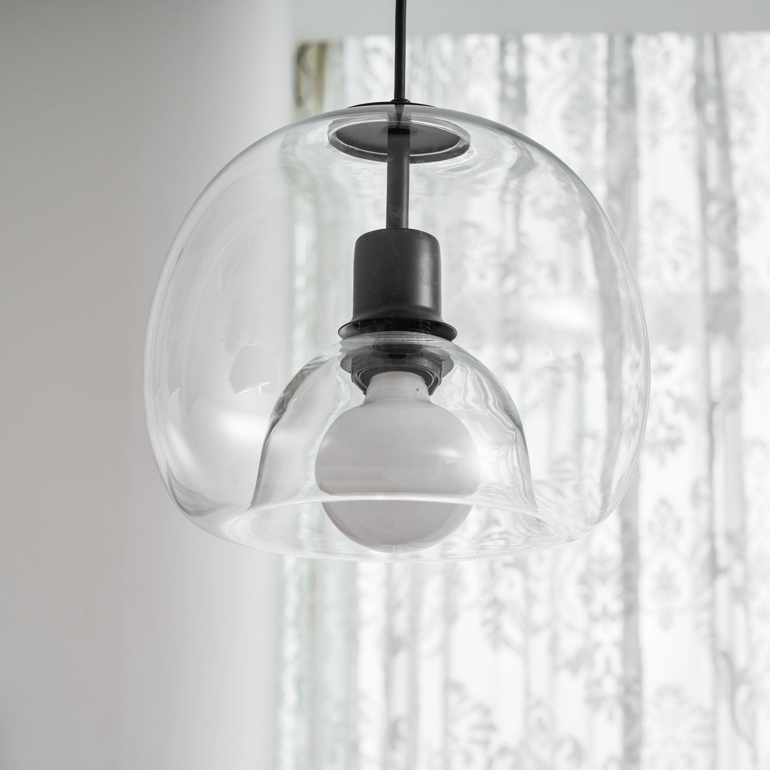 Eres Inverted Orb Pendant Light, 25cm Diameter