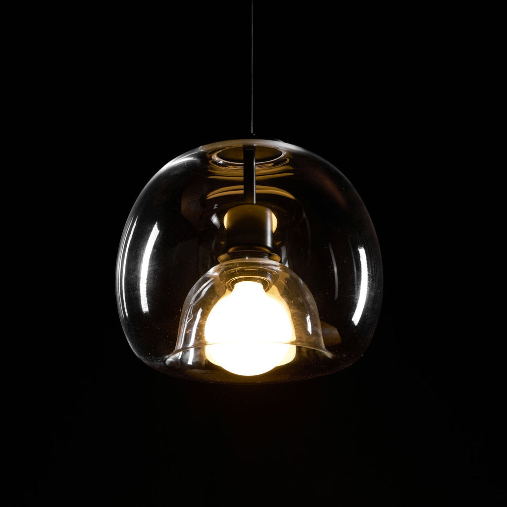 Eres Inverted Orb Pendant Light, 25cm Diameter