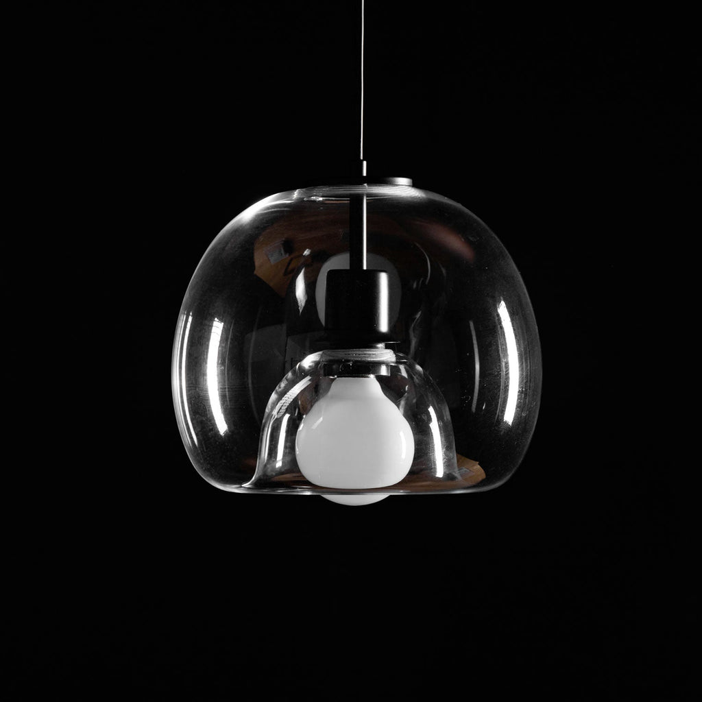 Eres Inverted Orb Pendant Light, 25cm Diameter